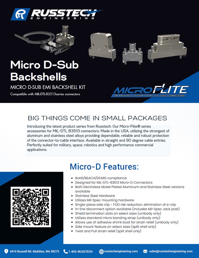 EMI Micro D Backshell