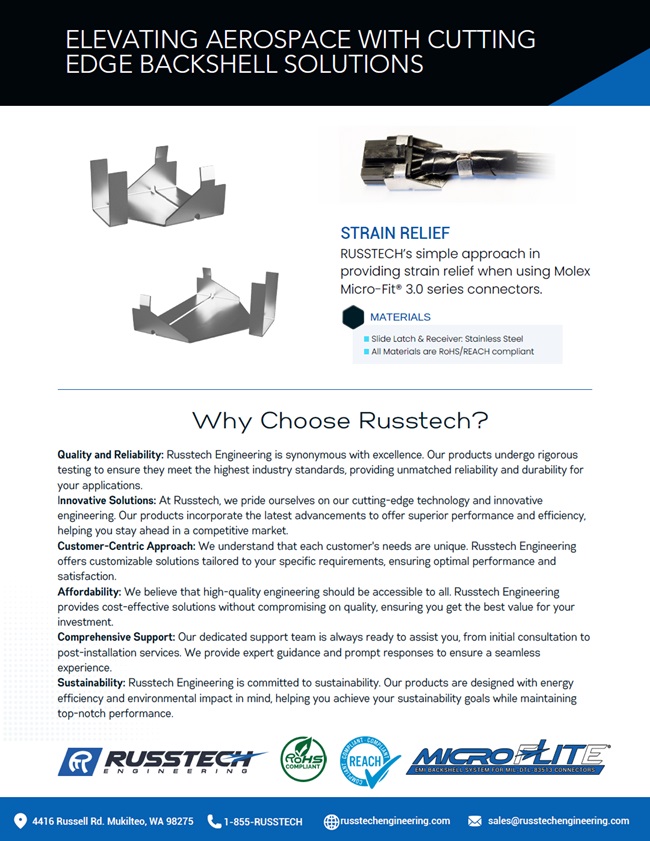 EMI Micro Fit Strain Relief